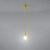 Sollux Lighting Pendant Lamp DIEGO 1 Yellow for vibrant pendant ceiling lights