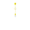 Eye-catching Sollux Lighting Pendant Lamp DIEGO 1 Yellow in contemporary pendant lights
