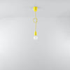 Pendant lamp DIEGO 1 yellow for stylish home accessories