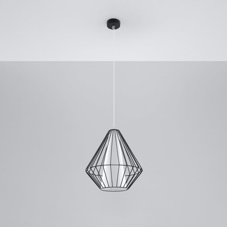 Sollux Lighting Pendant Lamp DEMI Black