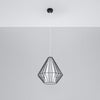 DEMI Black Pendant Light by Sollux Lighting for minimalist decor