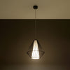 Modern ceiling lamp for bedroom, Sollux Lighting DEMI Black