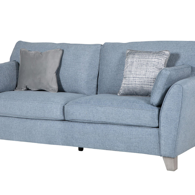 Cantrell 3 Seater Sofa Blue