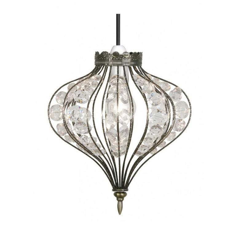 Braga Antique Brass Non Electric Pendant