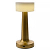yellow light of bronze USB table lamp 