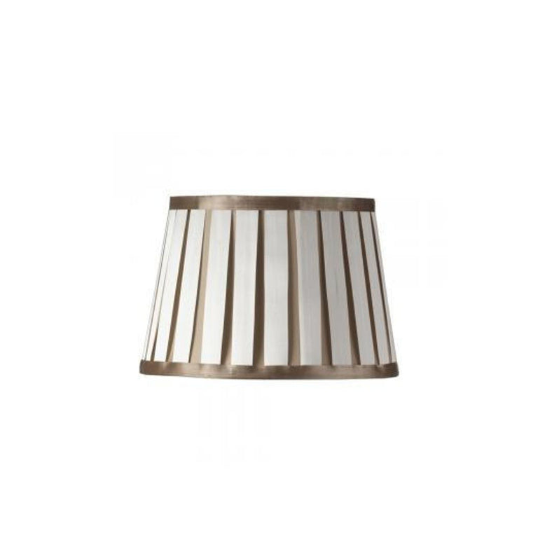 Oak Lighting Sand Off White Pleated Pendant Shade