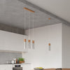 Island pendant lights with a modern grey finish Pendant lamp ZANE 2 grey