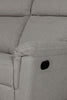 Comfortable Bowie corner recliner sofa in Grey fabric.
