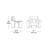 Savona Power Recliner Chair Vegan Leather