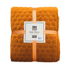 Warm pumpkin sofa throw blanket