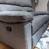 Relax in style with the Taranto 3 Seater Recliner Sofa: Premium fabric and manual reclining mechanism for optimum comfort..