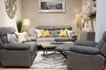 Taranto 3 Seater Recliner Sofa: Impeccable craftsmanship and manual reclining feature for ultimate comfort and timeless elegance..