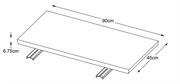 Transform your dining space with the Reno Dining Table Extension Leaf