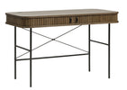 Slatted Sliding Doors of Nola Console Desk for Easy Access and Storage