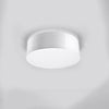 Sleek flush mount ceiling light by Sollux Lighting ARENA white