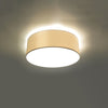 Designer LED flush mount light fixture Sollux Lighting ARENA white