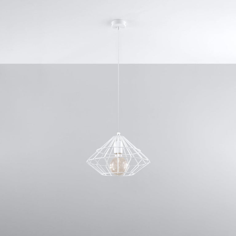 Sollux Lighting Pendant Lamp UMBERTO White