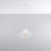 Modern pendant light Sollux Lighting Pendant Lamp UMBERTO white