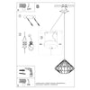 Hanging lights Sollux Lighting Pendant Lamp UMBERTO white