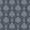 Arthouse Palazzo Damask Navy Wallpaper