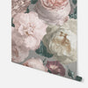 High Grove Floral Warm Grey Wallpaper
