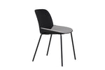  Introducing the Harris Dining Chair in Black, a sleek and modern addition to your dining space. The black faux leather upholstery exudes elegance and sophistication, while the clean lines and minimalist design make a contemporary statement. The padded seat and backrest offer optimal comfort during meals and gatherings. With its sturdy metal frame and solid construction, the Harris Dining Chair provides long-lasting durability.