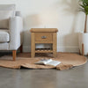 Ardara Lamp Table 55cm in medium oak