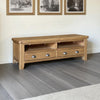 Ardara Large TV Unit 150cm in medium oak