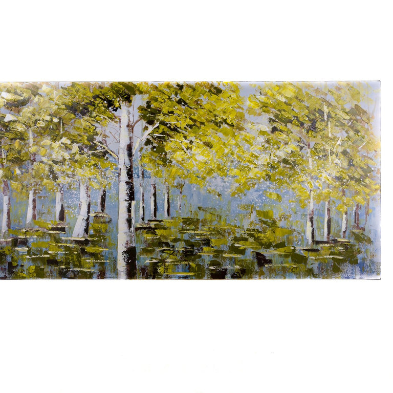 Forest Morning Green Wall Art