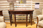 Fluted Leg Mahogany Console Table