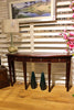 Mahogany Stripe Console Table
