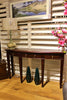 Mahogany Stripe Console Table