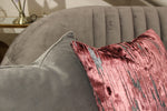 Ella 25 Seater Grey Velvet