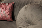 Ella 25 Seater Grey Velvet