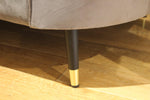 Ella 25 Seater Grey Velvet