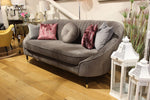 Ella 25 Seater Grey Velvet