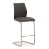 Stylish and Versatile Grey Bar Stool for Kitchen Island