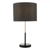 Kelso Table Lamp Matt Black Copper Shade