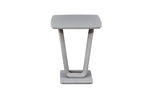The Lazzaro Bar Table in Light Grey Matt 800, highlighting its high-quality craftsmanship. The bar table is made from premium materials and finished with a light grey matte coating, ensuring both style and durability for long-lasting enjoyment.