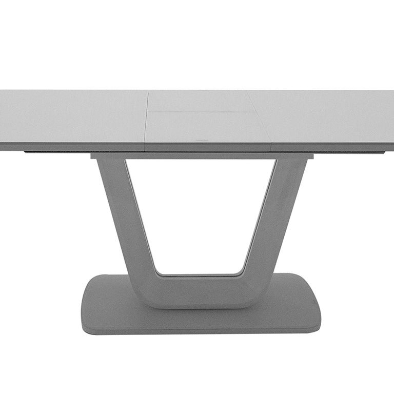 Lazzaro Dining Table Ext  Light Grey Matt 16002000