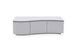 Lazzaro TV Cabinet  Light Grey Matt with LED