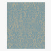 Majestic Damask Blue wallpaper with luxurious gold damask pattern