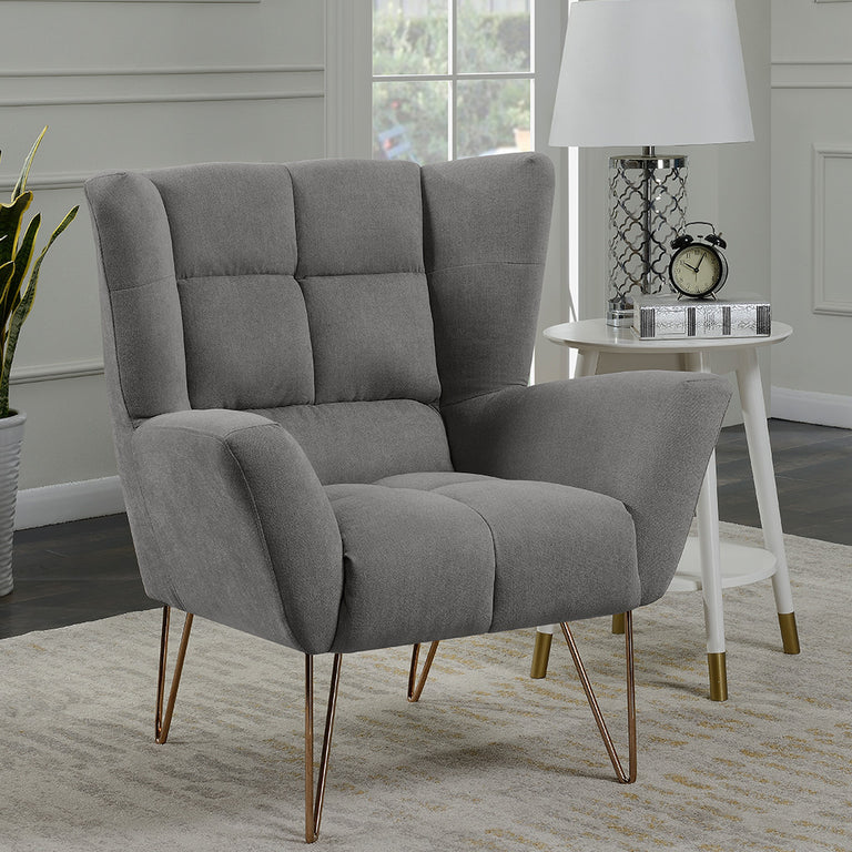 Lacy Grey Chair