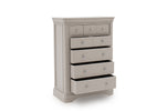 Mabel Tall 8 Drawer Chest Taupe