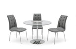 Orbit Dining Table 1000  Clear