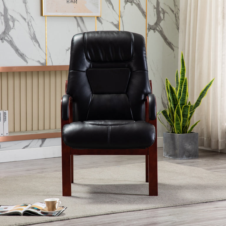 High Clerk Orthopaedic Armchair Black