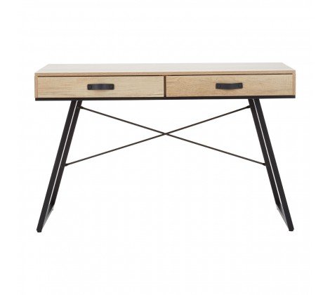 Bradbury Dark Oak Veneer Desk