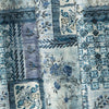 Patchwork Curtains Navy