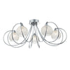Rafferty 5 Light Semi Flush Polished Chrome