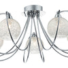 Rafferty 5 Light Semi Flush Polished Chrome